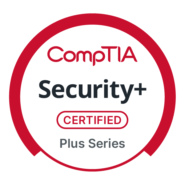 CompTIA Security+ certification badge