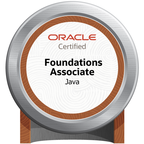 Oracle Certified Foundations Associate, Java badge
